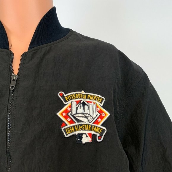 Starter MLB 1994 All Star Game Pullover Jacket Vtg 90s Pittsburgh Pirates Size M - Picture 3 of 6